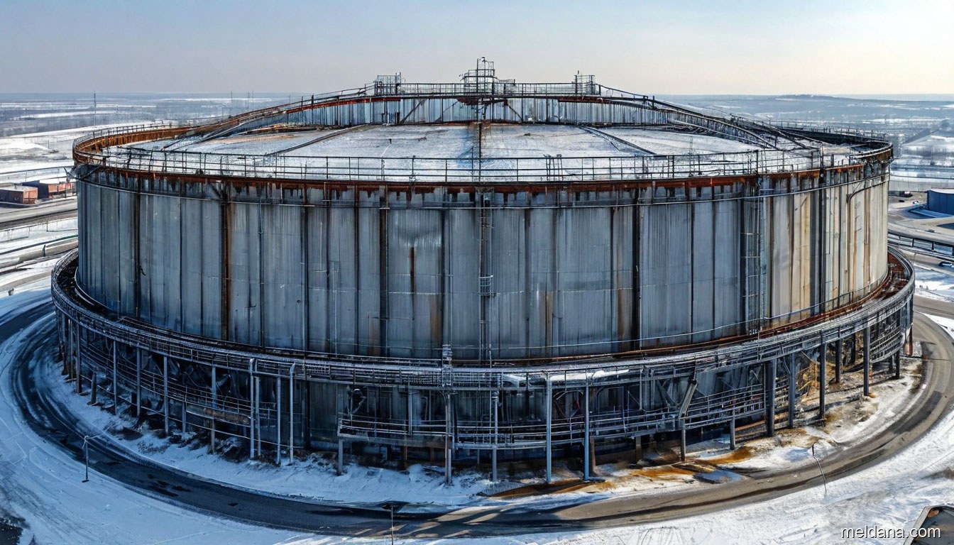 Антидроновая защита резервуара РВС-50000 Белгороде — ЗОК ЗАСЛОН по СП 542