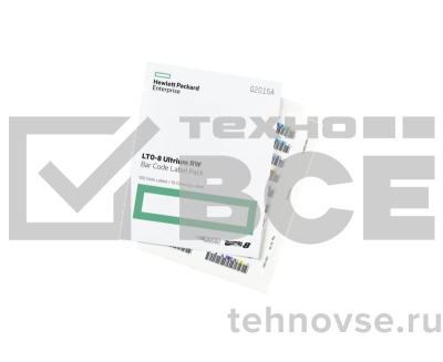 Наклейка HPE Q2015A LTO-8 Ultrium RW Bar Code Label Pack 